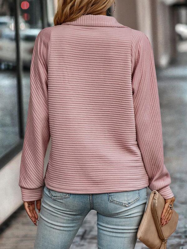 Damen Pullover mit V Ausschnitt