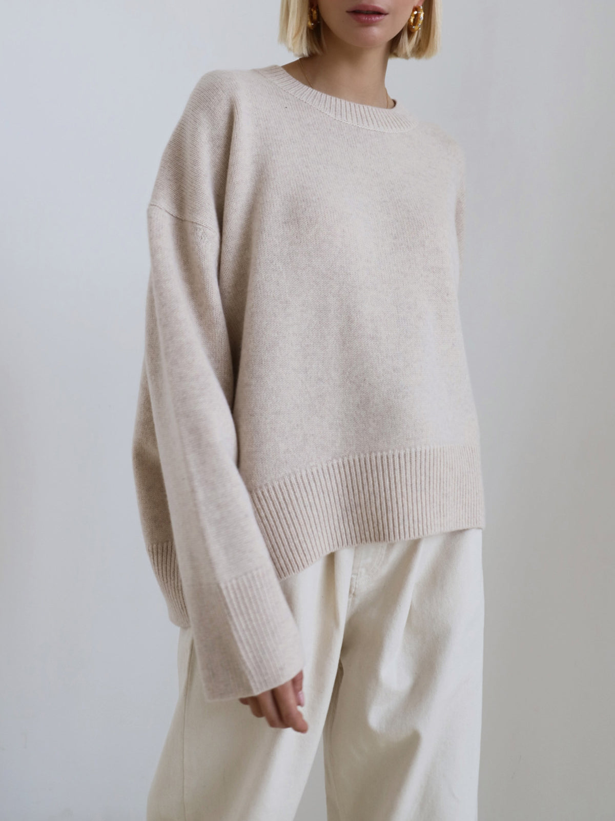 Aurelia - Oversized Gebreide Trui Voor Dames