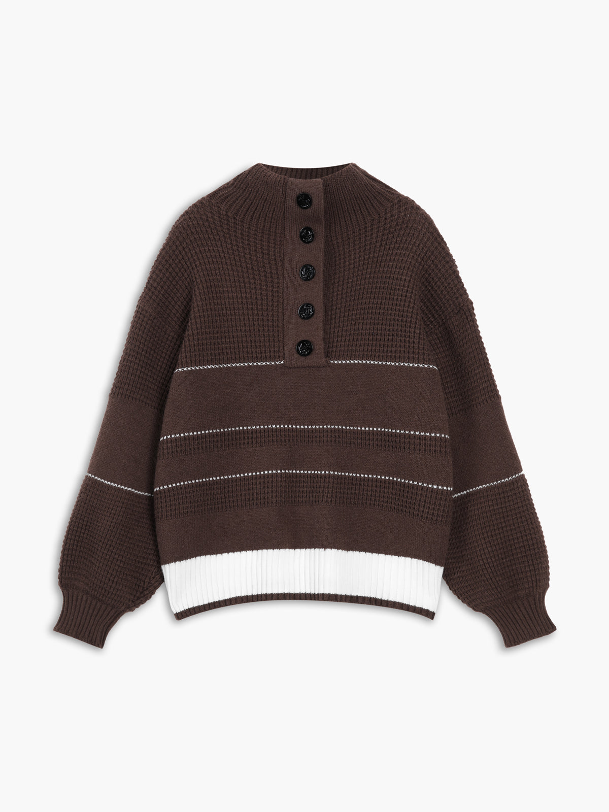 Noa - Casual Dames Sweater Met Knopen