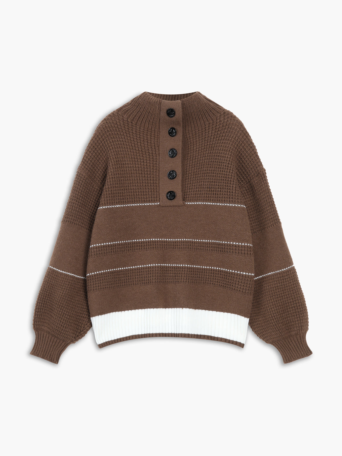 Noa - Casual Dames Sweater Met Knopen