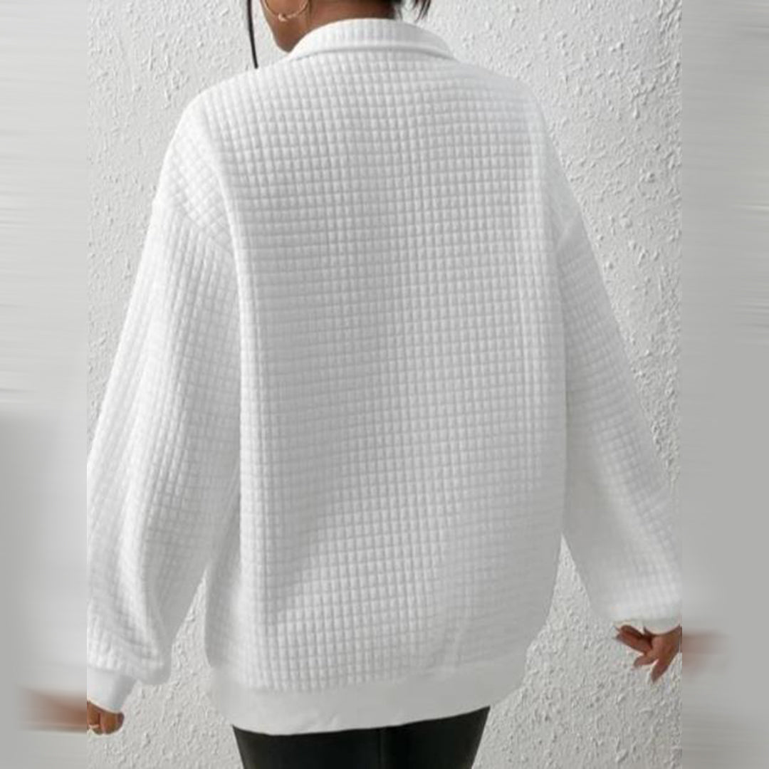 Damen Pullover mit Reißverschluss